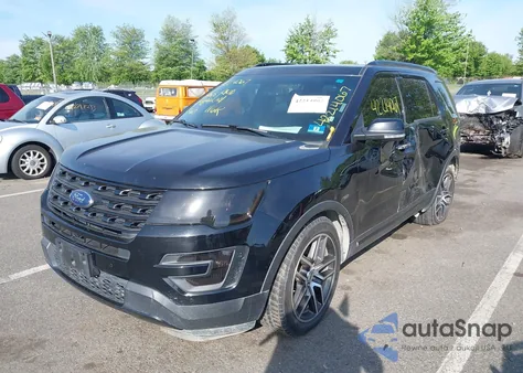 2016 Ford Explorer Sport из США, поврежденный, VIN 1FM5K8GT0GGB91253
